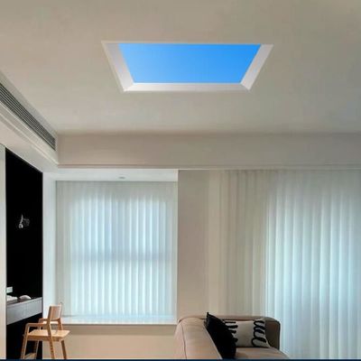 Прожектор голубое небо облака углубленные 450x450мм декоративный светодиодный потолочный панель свет,декоративная плита светодиодный панель