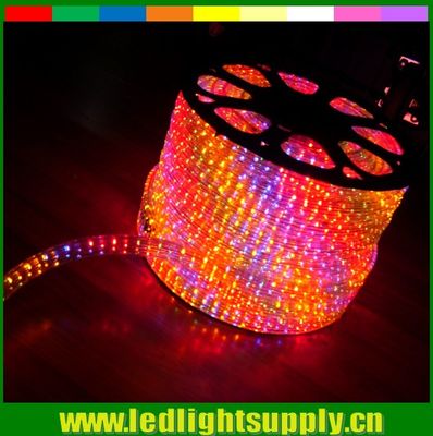 ПВХ подсветка плоская веревка 4 провода водонепроницаемая рождественская домашняя декорация подсветка