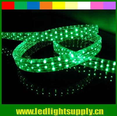 водонепроницаемый DIP 144leds/m 5 проводов плоский светодиодный веревочный свет 110v/220v
