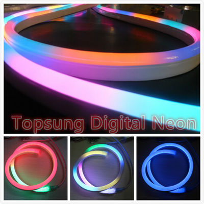 RGB цифровой светодиодный неоновый флекс-шнуровой свет для декорации зданий