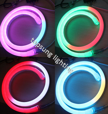 14*26мм цифровое светодиодное неоновое освещение 24В гибкое изменение цвета светодиодные ленточные светильники