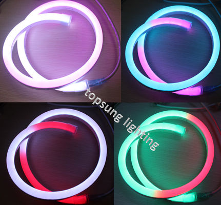 Цифровые светодиодные лампы с изменяющейся цветовой полосой 24V 14*26 мм