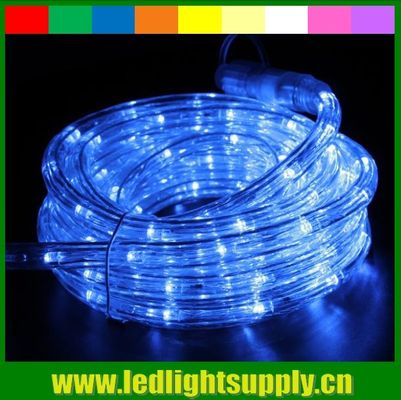 Синий водонепроницаемый светодиодный светодиод 2 провода светодиодный рождественский веревочный свет