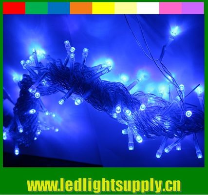 12В белое светодиодное рождественское светильник 100 лампочек 10м /Сет Внутренний и Внешний