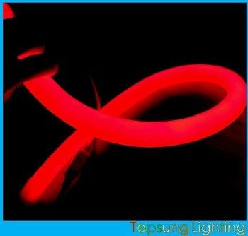 горячая продажа IP67 водонепроницаемая 110в красный неоновый гибкий свет водонепроницаемая для наружных
