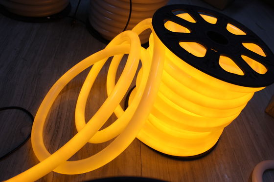 горячая продажа 360 градусов здания желтый 110в пвк неоновые флекс лампы для здания