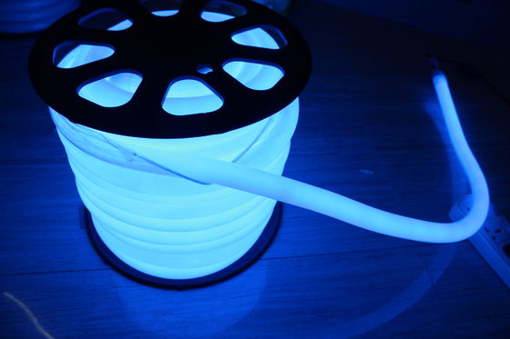 Синий 360-х градусный неонный флексный свет 24V 100LEDs/m для наружного круглого диаметра 25mm