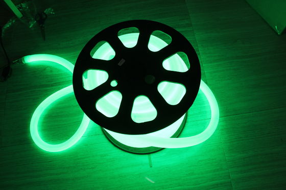 высокояркий светодиодный неонный флекс свет зеленого цвета 110в 25мм для наружного использования