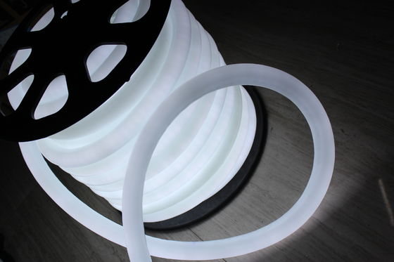 высококачественное белое светодиодное неонное флексное освещение 220в 360 круглые 100LEDs/м для зданий