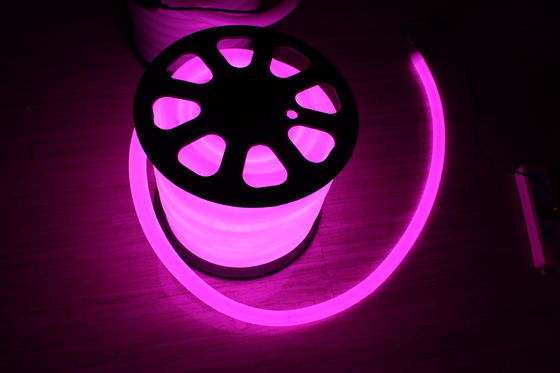 360 градусов круглый 100LEDs/m 25м катушка фиолетовый 110в неоновый флекс свет водонепроницаемый