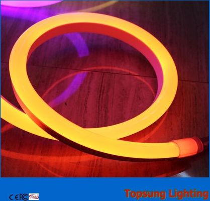 80LED/m водонепроницаемый двойной боковой флекс LED неоновый свет 12В желтый цвет