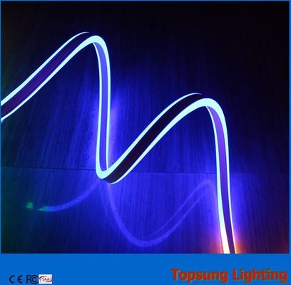 12В высококачественный наружный синий двойной стороной светодиодный неоновый гибкий свет