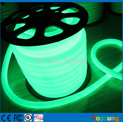 30м катушка зеленый 24v 360 градусов подсветка неоновой веревки