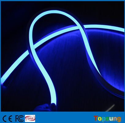 верхний вид светодиодный свет 16*16м 230в синий квадратный светодиодный гибкий неонный шнур для наружного использования