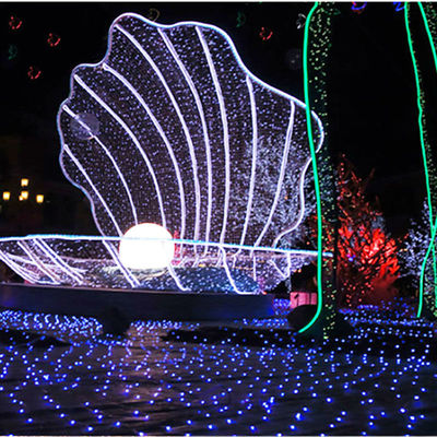 Плоское излучающее 24В фейри светодиодные рождественские фонари чистое CE ROHS одобрение