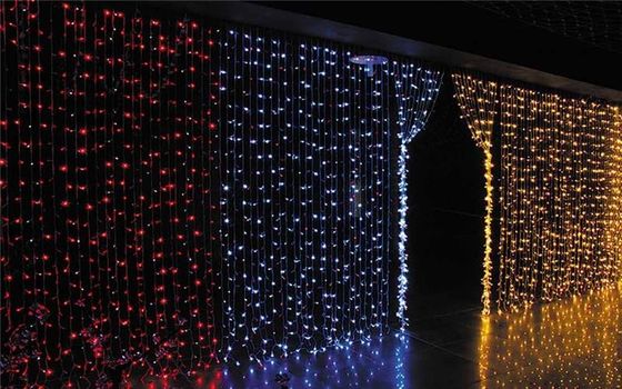 Горячая продажа нового дизайна 24 рождественские шторы украсить свет для наружных