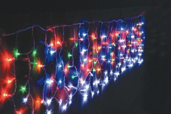 240В рождественские шторы наружные антиультрафиолетовые материалы против погоды