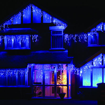 Самые продаваемые светодиодные 12В рождественские огни водонепроницаемые солнечные ледяные огни для зданий
