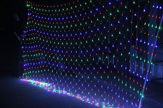 Горячая продажа 12В рождественские светильники подсвечивают струнные декоративные сетки для зданий
