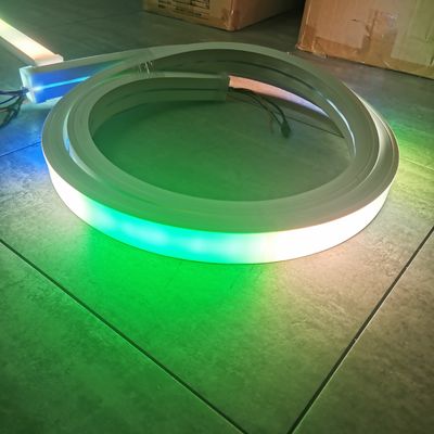 Волшебные светильники с цифровым 24V гибким силиконовым неоном 3535 RGB Multi Color Led Flex Neon Strip neon flex 220v rgbw рулон
