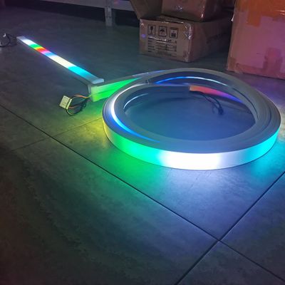 40 мм программируемая RGBW неоновая гибкая светодиодная 24V RGB свет LED тип неоновая лента 5050 smd цветоизменяющаяся мягкая трубка