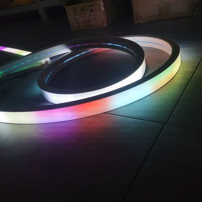 40 мм программируемая RGBW неоновая гибкая светодиодная 24V RGB свет LED тип неоновая лента 5050 smd цветоизменяющаяся мягкая трубка