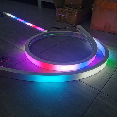 Topsung Lighting 24v Led Neon Strips Strips Flexible rgb rgbw Силиконовый веревочный ленточный свет 50x25 мм