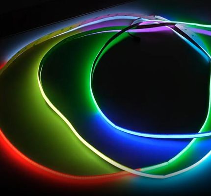 LED Адресованный RGB COB LED Световые полоски цифровая лента 720LEDs/m COB Умные огни Светлая полоска Гибкая веревка