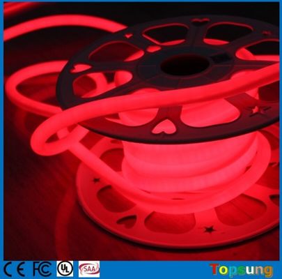 360 градусов 120LED/M 16 мм круглые светодиодные флексные фонари 24В IP67 красный цвет