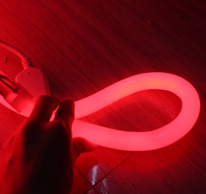 LED неон круглый 360 градусов излучающий 12В рождественское украшение SMD2835 красный