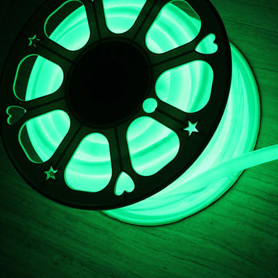360 градусов Круглый светодиодный флекс светодиодный неонная трубка 16 мм зеленая веревка 24v