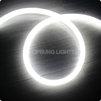 360-градусный круглый светодиодный неон флекс 16 мм мини-шнуровой свет 12 В белый цвет неон флекс шнуровой полосы