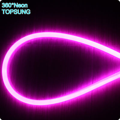 25М катушка 24В постоянный ток 360 градусов фиолетовый светодиодный неон диа 25мм круглый Золотой поставщик