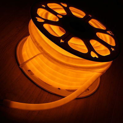110В неонная веревка диаметром 16 мм 360 градусов круглый неонный флекс IP67 наружное оформление освещение оранжевое