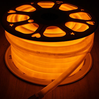 оранжевый тонкий круглый PVC трубный неоновый свет 16 мм 360 градусов LED неоновый флекс DC24V