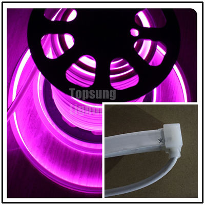 розовый цвет DC 24V светодиодный неоновый флекс 16x16мм квадратный плоский неоновый шнур IP68 наружное освещение