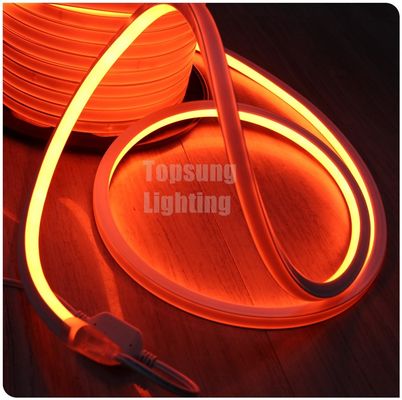 AC110v оранжевый квадратный гибкий светодиодный неонный ленточный веревочный свет 16x16 мм для отделки магазинов IP68