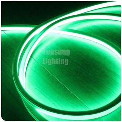 AC 110v LED неон флекс 16 * 16 мм квадратный плоский светодиодный неон трубка ip68 наружное освещение зеленое