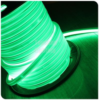AC 110v LED неон флекс 16 * 16 мм квадратный плоский светодиодный неон трубка ip68 наружное освещение зеленое
