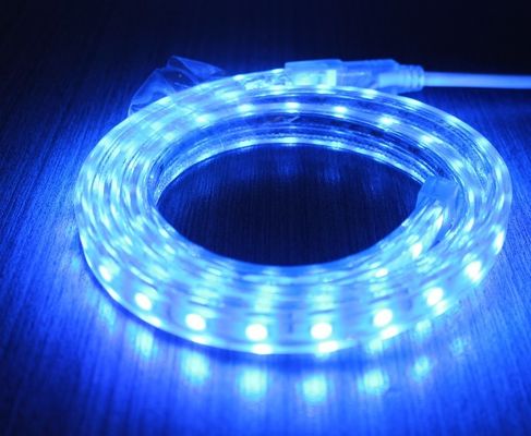 100м 230в переменная светодиодная лента 5050 водонепроницаемая режущаяся лента светильники гибкий синий цвет