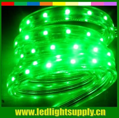 SMD5050 220V водонепроницаемая IP65 светодиодная гибкая лента зеленого цвета