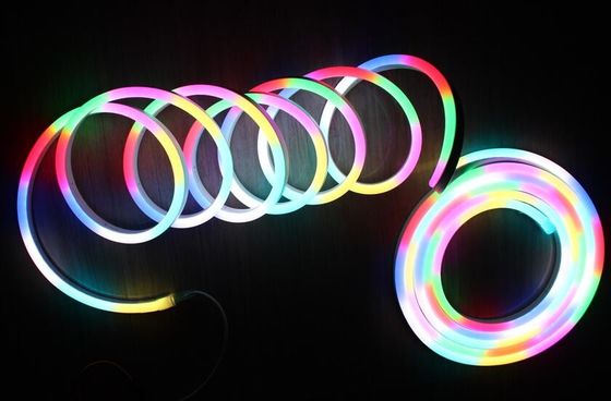 24В неонные гибкие веревки световые ленты RGB пиксельные неонные гибкие ленты