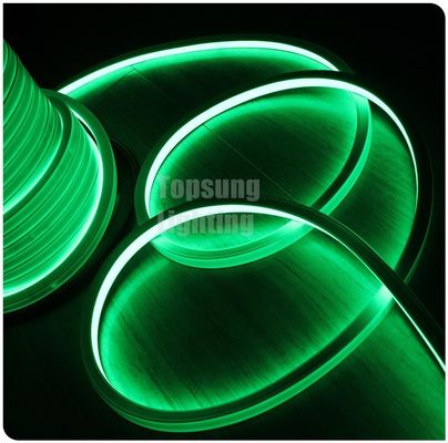 Удивительный ярко-зеленый плоский 12В 16*16м гибкий светодиодный неоновый свет для декорации