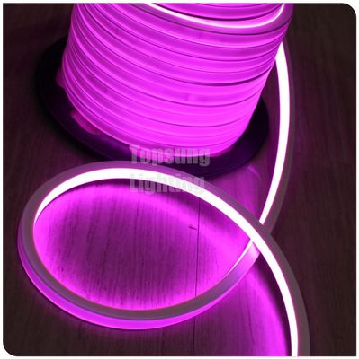 высококачественные квадратные светодиодные неоновые флексы 12В фиолетовые розовые веревочные светильники для применения в инженерных проектах