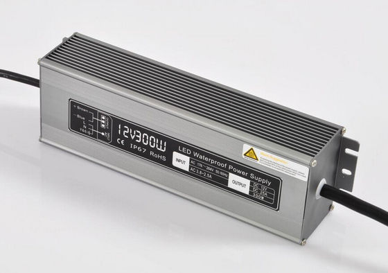 Светодиодный трансформатор 12в 300w источники питания LED драйвер для светодиодного неонового водонепроницаемого IP67