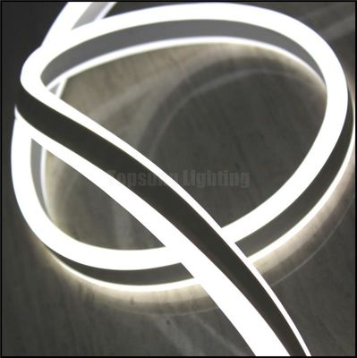 горячая продажа неоновый свет 24v двойной стороной белый светодиодный неоновый гибкий шнур для декорации