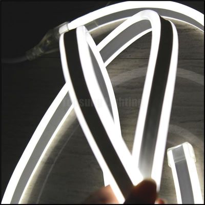 горячая продажа неоновый свет 24v двойной стороной белый светодиодный неоновый гибкий шнур для декорации