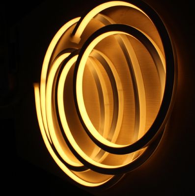 Сверхяркий квадратный 100В желтый неоновый светодиод с одобрением CE ROHS