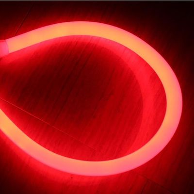 360 светодиодный круглый веревочный свет 120В неоновое освещение 25мм пвк шланг флекс неон замена красный цвет