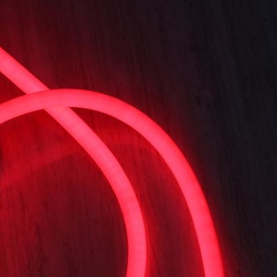 360 светодиодный круглый веревочный свет 120В неоновое освещение 25мм пвк шланг флекс неон замена красный цвет